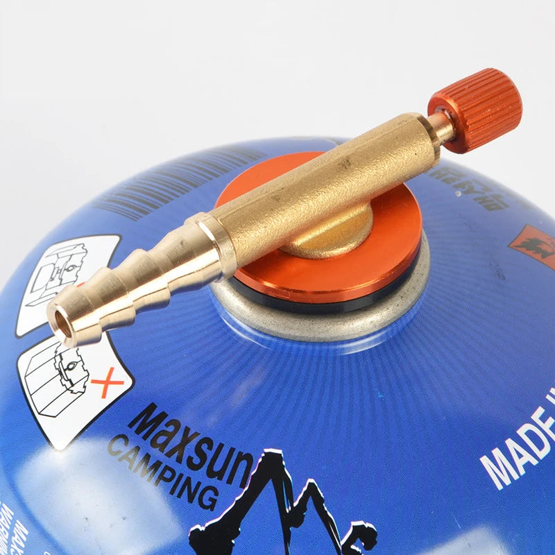 Camping Stove Adapter – Gas Cylinder Valve Converter for Outdoor Cooking