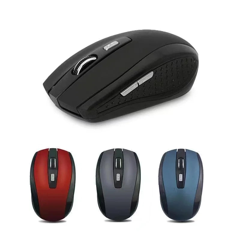 Ergonomic Wireless Optical Mouse – 6D Gaming Peripheral for PC Laptop