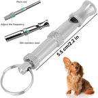 Ultrasonic Dog Training Whistle – Adjustable Pitch Tool for Pet Behavior