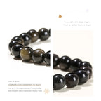 Natural Stone Bead Bracelet – Healing Crystal Gemstone Jewelry for Men and Women