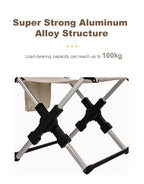 Foldable Director Chair – Aluminum Alloy for Camping Beach and Fishing