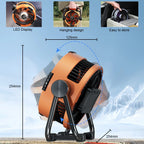 Portable Camping Fan – 20000mAh Rechargeable LED Tent Light for Outdoor Travel