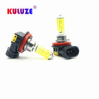 H8 Halogen Fog Light Bulbs – 3000K Yellow Automotive Headlight Replacement