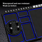 Silicone Dashboard Phone Pad – 4-in-1 Parking Number Card for Car Navigation
