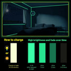 Luminous Safety Tape – 1cm x 3m Fluorescent Glow Strip for Stair Fire Warning
