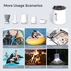 Portable Electric Air Pump – Rechargeable Camping Inflator for Air Mattresses