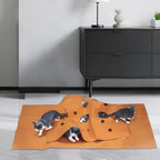 Interactive Cat Tunnel Mat – Foldable Enrichment Toy for Indoor Kitten Play