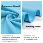Microfiber Gym Towel – Silver Ion Odor-Free Absorbent Fabric for Workout