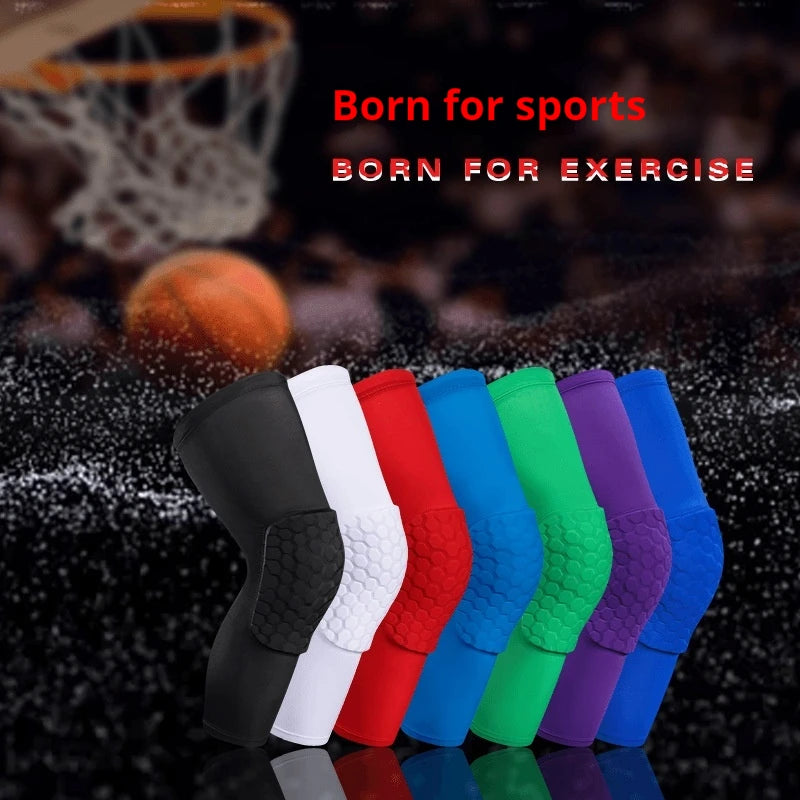 Honeycomb Nylon Knee Pads – Breathable Protective Gear for Sports and Running