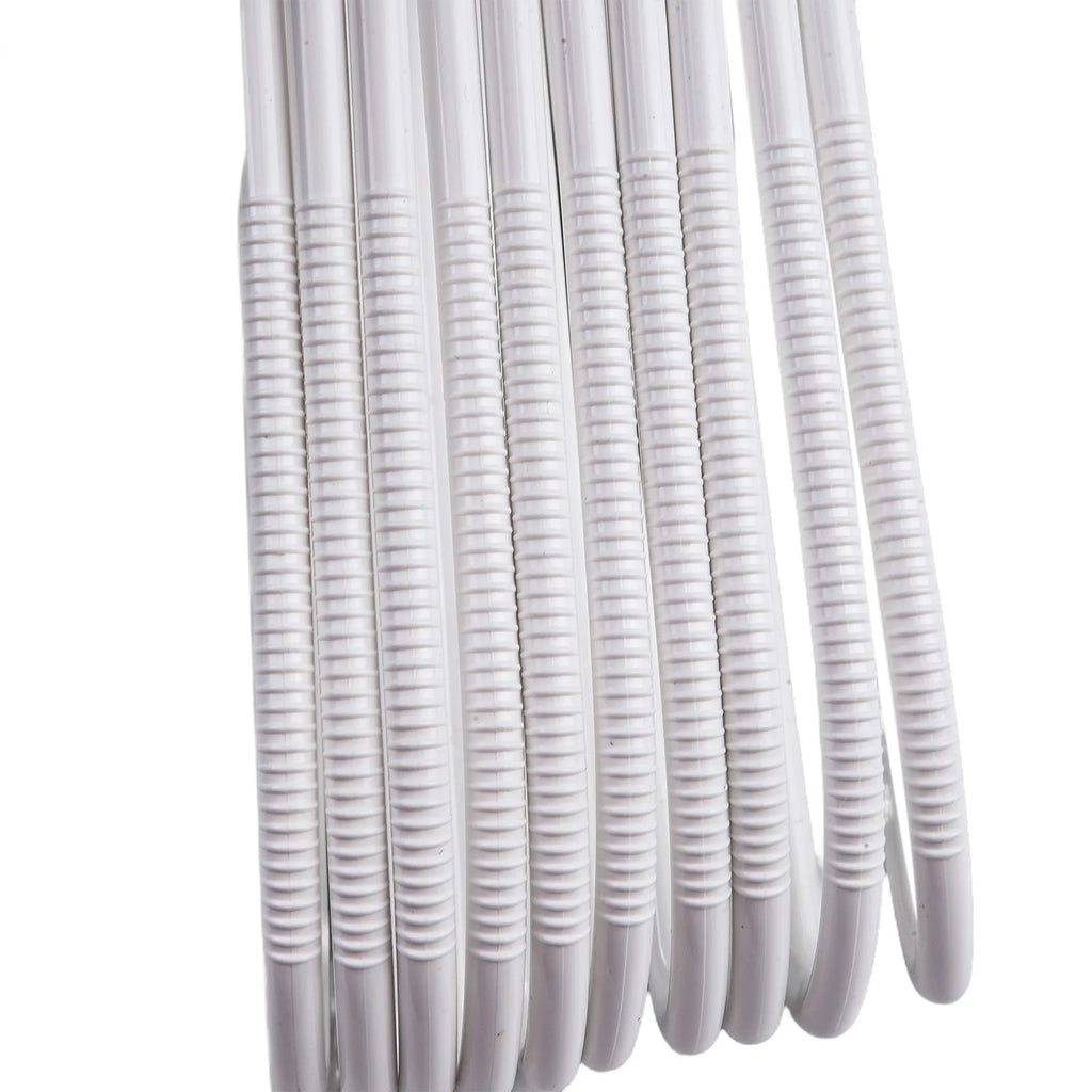 Anti-slip Plastic Clothes Hangers – Short Neck Space-Saving Closet Storage
