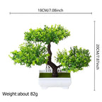 Artificial Potted Bonsai Tree – Zen Miniature Plant for Home Desk Decor