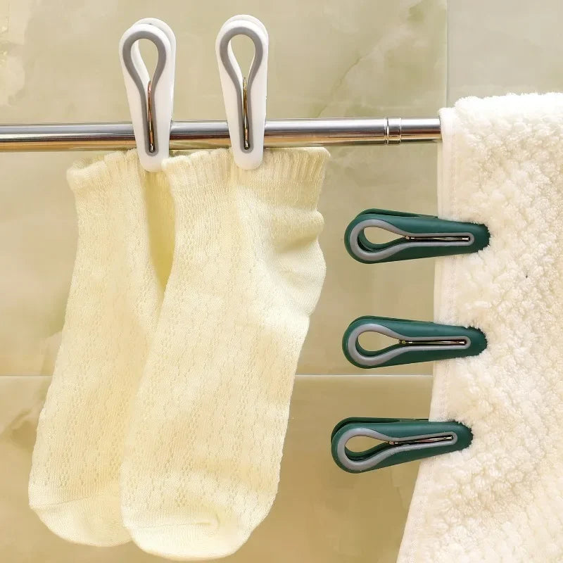 Windproof Laundry Clothes Pegs – Durable Clamps for Home Drying Organizer