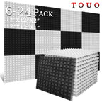 Acoustic Foam Pyramid Panels – Sound Insulation for Home Studio Recording