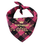 Cotton Triangle Pet Bandana – Adjustable Scarf Collar for Dogs and Cats
