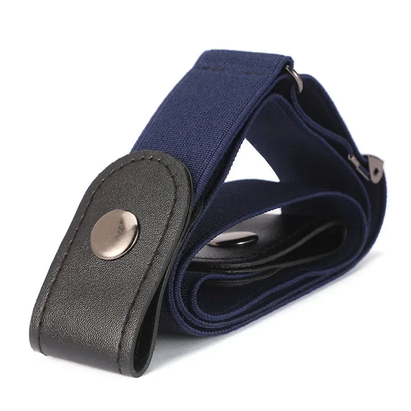 Stretch Elastic No Buckle Belt – Invisible Waistband for Men and Women