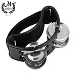 Foot Tambourine with Metal Jingles – Percussion Instrument for Drumming