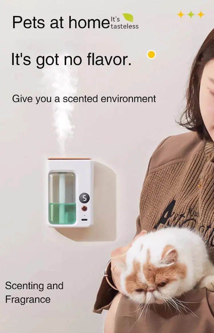 Automatic Essential Oil Diffuser – Car Aromatherapy Air Freshener for Home