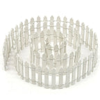Mini Wooden Picket Fence – 100cm Garden Edging for Fairy Landscapes and Crafts