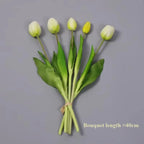 Artificial Tulip Bouquet – Real Touch Floral Decor for Wedding Home