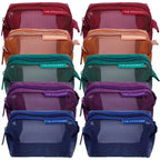 Transparent Mesh Zipper Pouch – Compact Organizer for Travel and Cables
