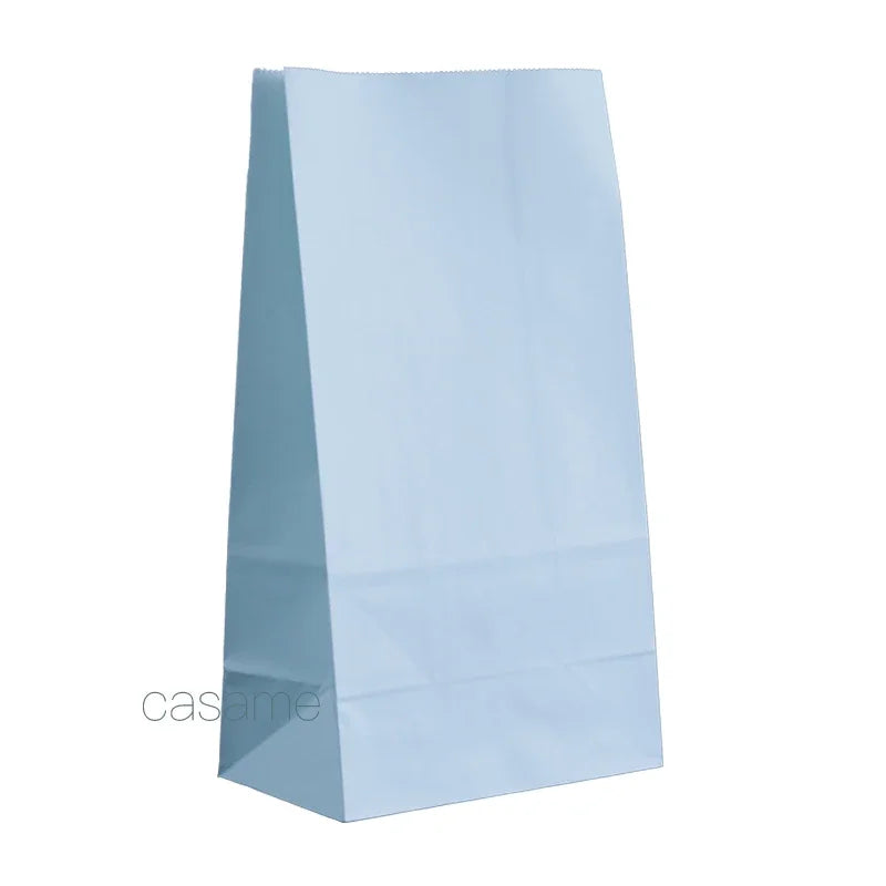 Paper Gift Bags – Small Colored Treat Sacks for Birthday Party Favors