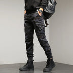 Mens Cotton Camouflage Cargo Pants – Outdoor Trousers for Hiking Workwear
