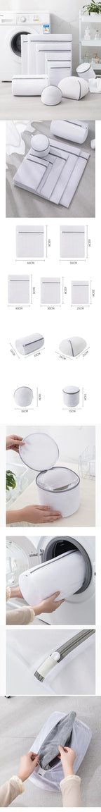 Mesh Laundry Washing Bag – Durable Zippered Net for Delicate Clothes