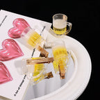Beer Shaped Hair Clips – Creative Novelty Barrettes for Party Hairstyling