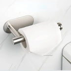 Stainless Steel Toilet Paper Holder – Self-Adhesive Wall Mount for Bathroom