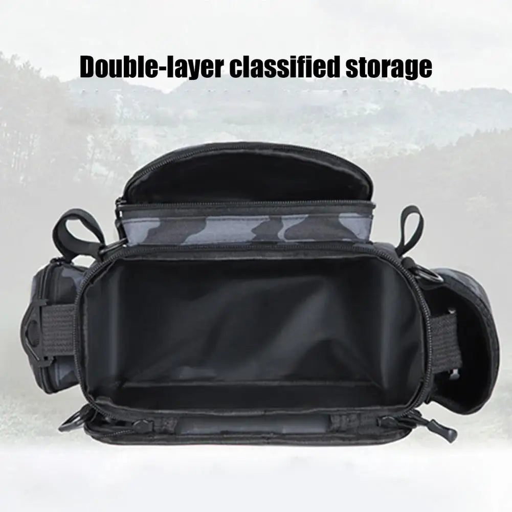 Portable Fishing Shoulder Bag – Rod Holder Storage for Outdoor Sports