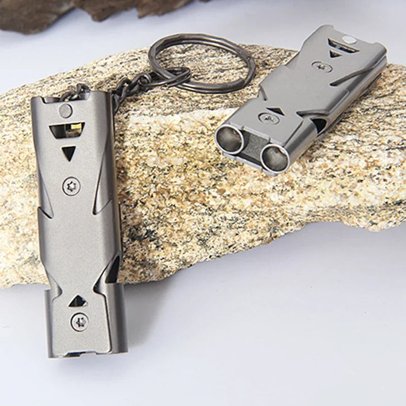 Emergency Survival Whistle – 180dB Aluminum Alloy for Outdoor Camping