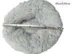 Plush Round Pet Bed – Warm Detachable Washable Nest for Cats and Small Dogs