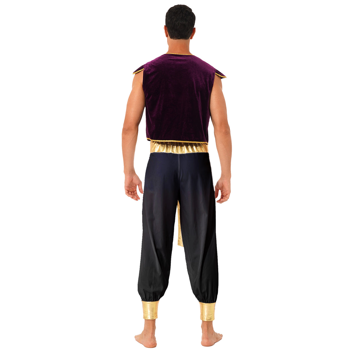 Arabian Prince Costume – Men’s Aladdin Cosplay Outfit for Halloween