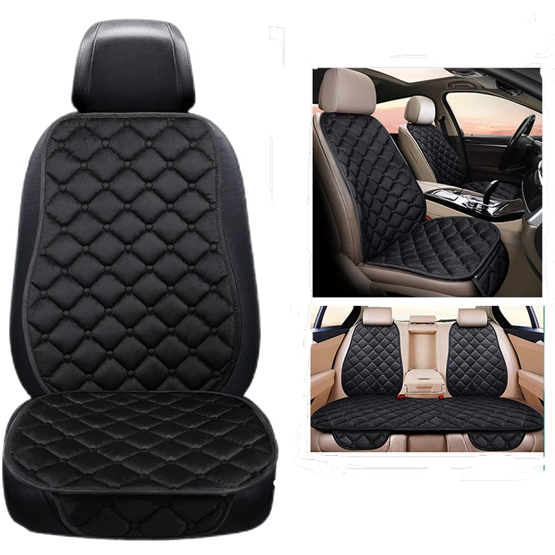 Universal Plush Car Seat Cushion – Winter Warmth for Automotive Interior