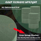 Round Floral Foam Blocks – Dry Artificial Flower Mud for DIY Arrangements