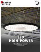 UFO LED High Bay Light – Industrial Power for Warehouse and Garage Lighting