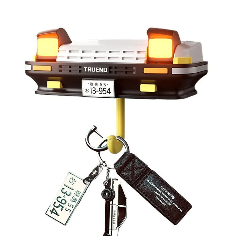 AE86 Headlight Wall Key Holder – Automotive Decorative Hook for Car Enthusiasts