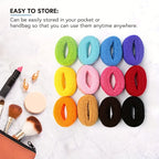 Large Thick Terry Cloth Hair Ties – Seamless Elastic Ponytail Holders