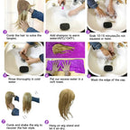 Long Straight Synthetic Wig – 26-Inch Colored Hair for Cosplay Halloween