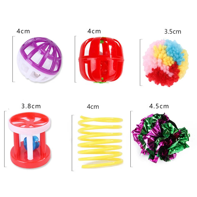 Foldable Rainbow Cat Tunnel – Interactive Play Tube for Kitten Exercise