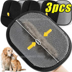 Electrostatic Grooming Gloves – Pet Hair Remover for Dogs and Cats