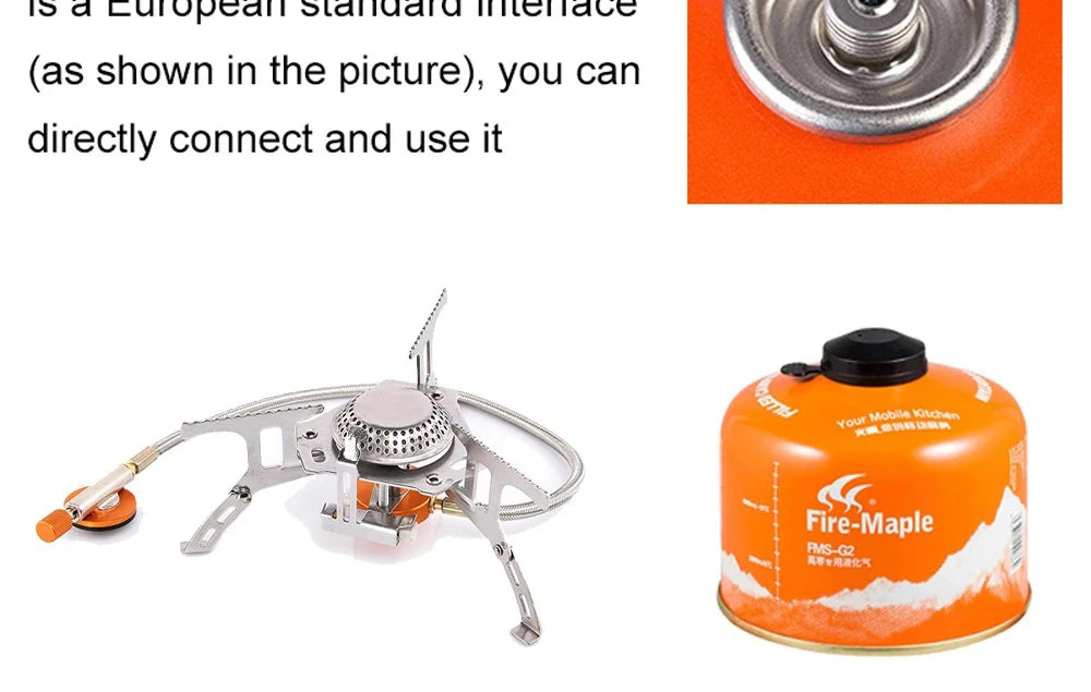 Portable Folding Camping Stove – 3500W High Power for Hiking and Backpacking