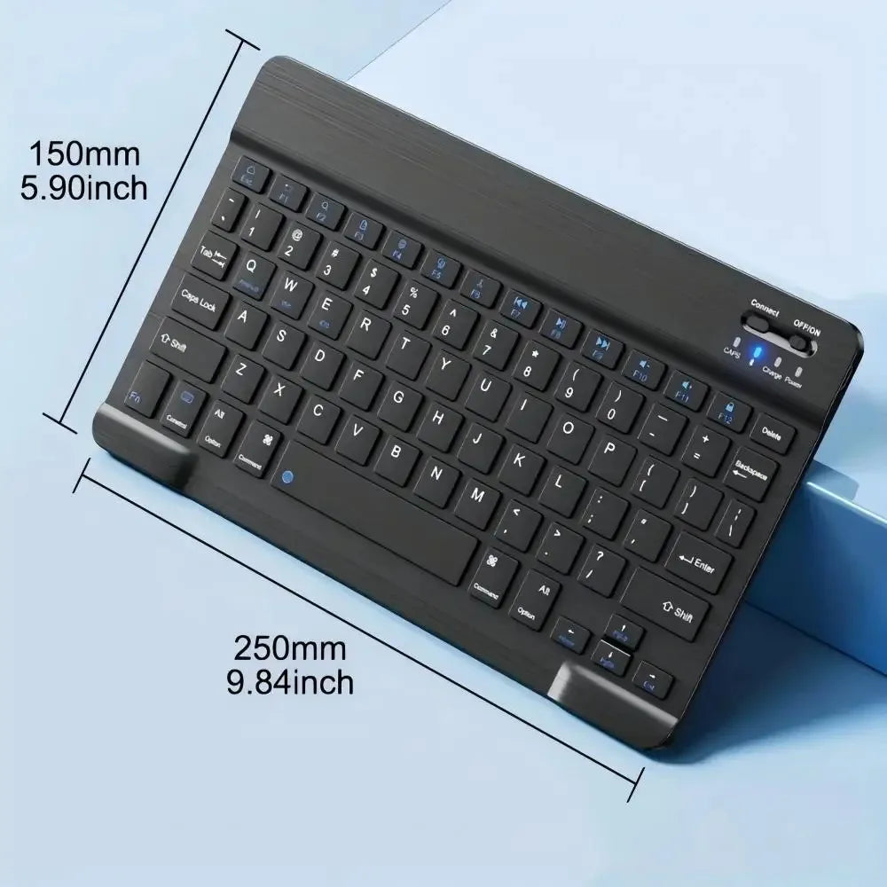 Wireless Bluetooth Keyboard and Mouse Set for iPad and Android Tablets