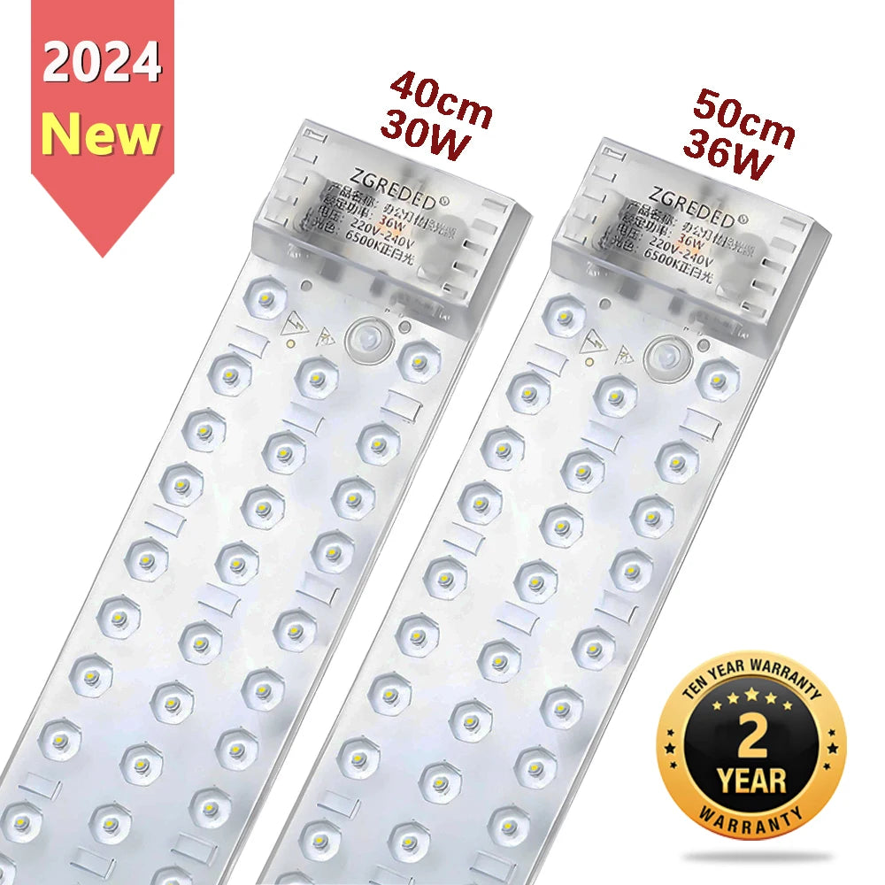 LED Ceiling Light Replacement Bar – 30W-36W Panel for Home Lighting