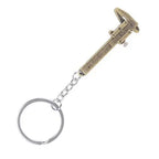 Metal Vernier Caliper Keychain – Miniature Bottle Opener for Car Accessories
