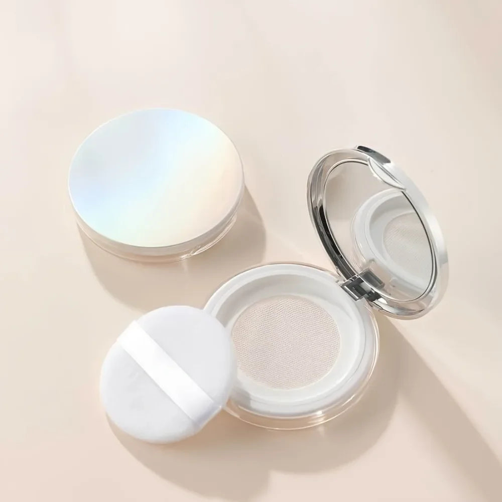 Leak Proof Loose Powder Case – Portable Travel Container for Makeup Touch Ups