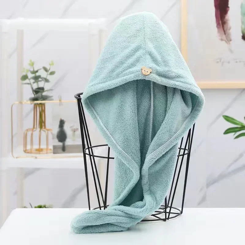 Microfiber Hair Drying Turban – Super Soft Absorbent Towel for Bath and Gym