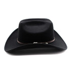 Vintage Wide Brim Cowboy Hat – Leather Western Style for Men and Women