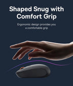 Wireless Bluetooth Mouse – Silent 1600 DPI Optical for Laptop and Tablet