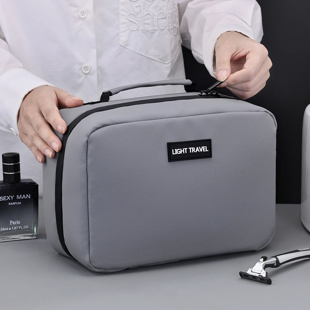 Large Waterproof Toiletry Bag – Portable Travel Organizer for Men and Women